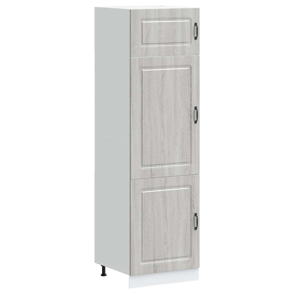 Küchenschrank Grau Sonoma Holz