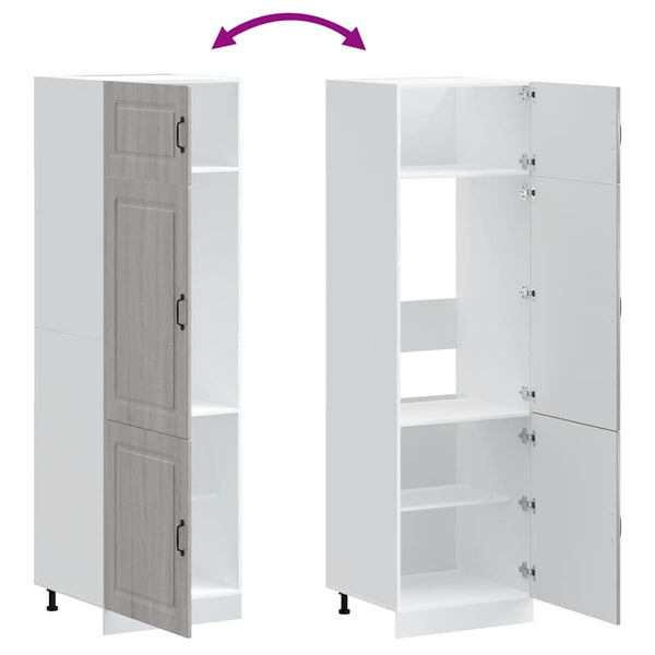 Küchenschrank Grau Sonoma Holz