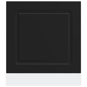 Geschirrspüler Blende Schwarz 60 cm