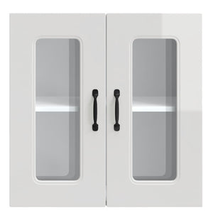 Küchen Hängeschrank Weiß Hochglanz