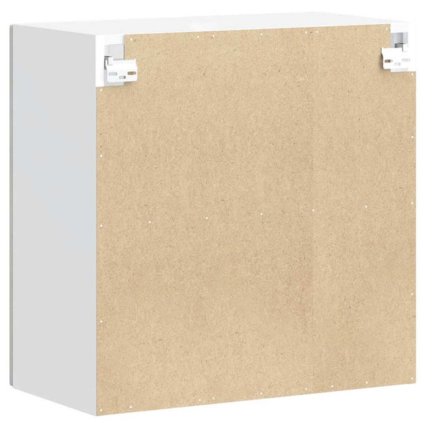Küchen Hängeschrank Betongrau mit Glastür
