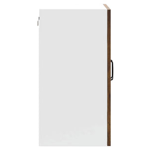 Küchen Hängeschrank Räuchereiche mit Glastür