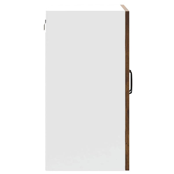 Küchen Hängeschrank Räuchereiche mit Glastür