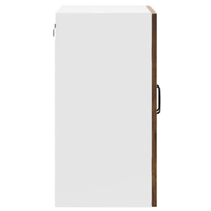 Küchen Hängeschrank Altholz-Optik mit Glastür