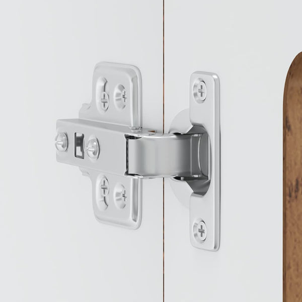 Küchen Hängeschrank Altholz-Optik mit Glastür