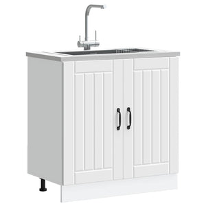 Spülenunterschrank Lucca Weiß