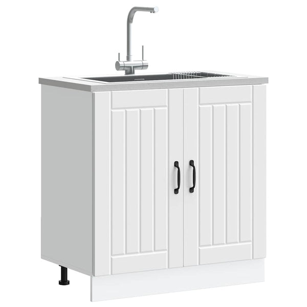 Spülenunterschrank Lucca Weiß