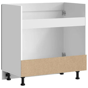 Spülenunterschrank Lucca, Schwarz