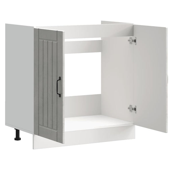 Spülenunterschrank Lucca Betongrau