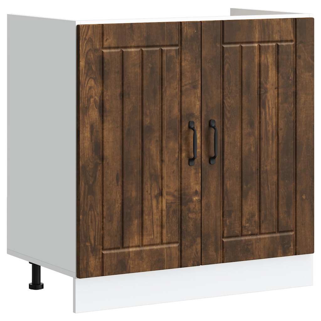 Spülenunterschrank Lucca Räuchereiche