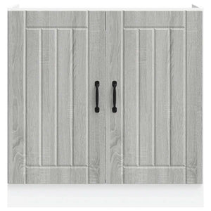 Spülenunterschrank Lucca Grau Sonoma