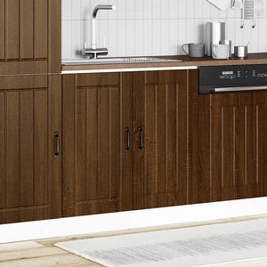 Spülenunterschrank Lucca Braun Eichenoptik