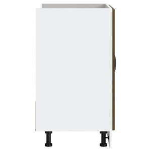 Spülenunterschrank Lucca Braun Eichenoptik