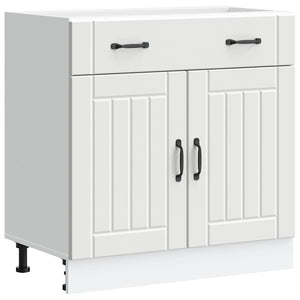 Küchen Unterschrank Lucca Weiß