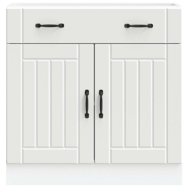 Küchen Unterschrank Lucca Weiß