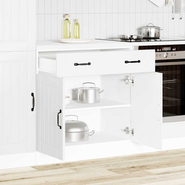Küchen Unterschrank Lucca Weiß
