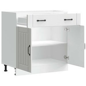 Küchen Unterschrank Lucca Weiß