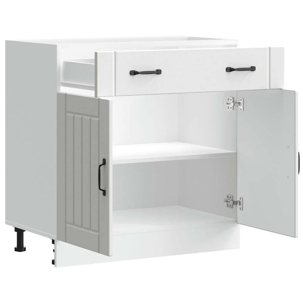 Küchen Unterschrank Lucca Weiß
