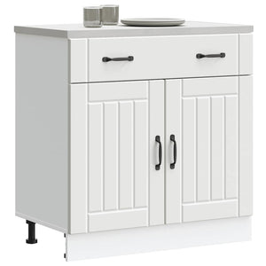 Küchen Unterschrank Lucca Weiß