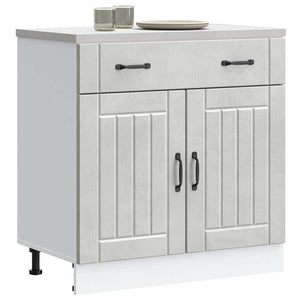 Küchen Unterschrank Betongrau