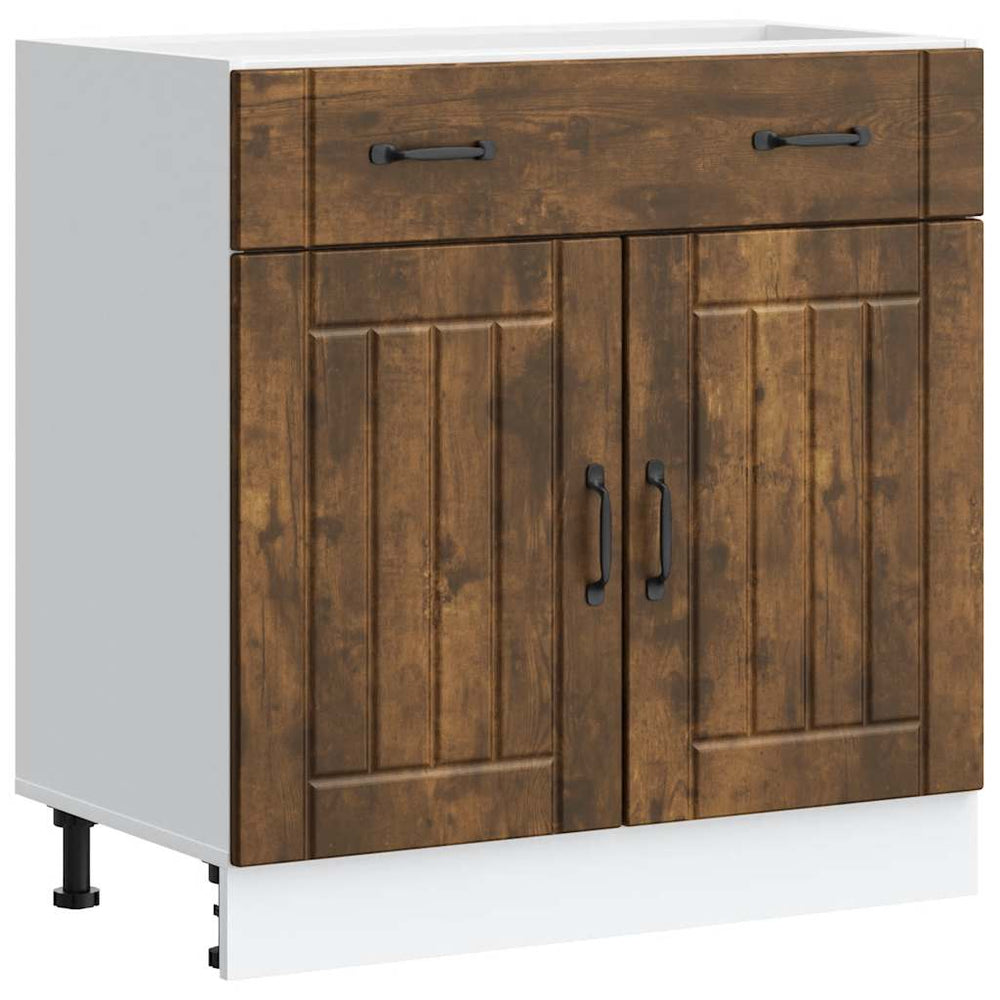 Küchenunterschrank Lucca Räuchereiche