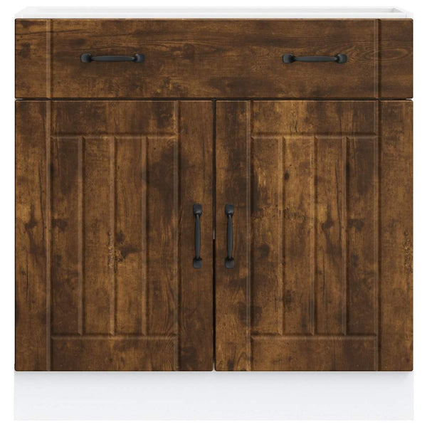 Küchenunterschrank Lucca Räuchereiche
