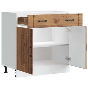 Küchen Unterschrank Lucca Altholz-Optik
