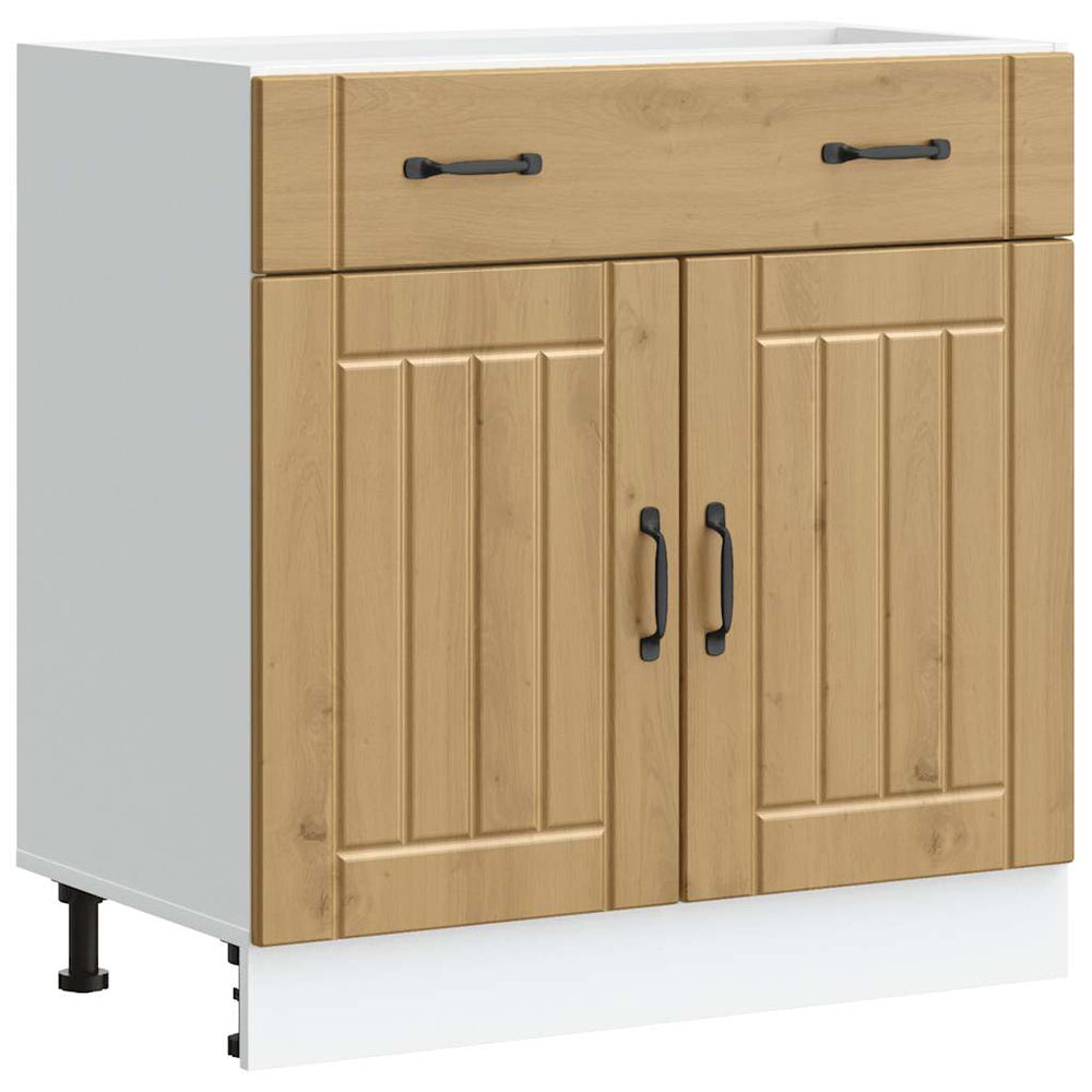 Küchen Unterschrank Artisan Eiche