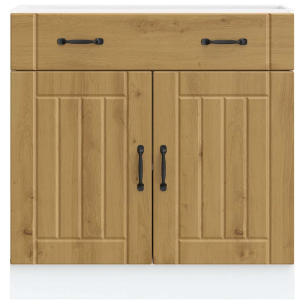 Küchen Unterschrank Artisan Eiche