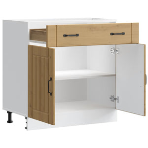 Küchen Unterschrank Artisan Eiche