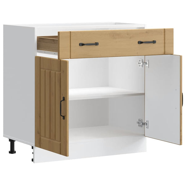 Küchen Unterschrank Artisan Eiche