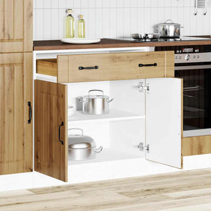 Küchen Unterschrank Artisan Eiche