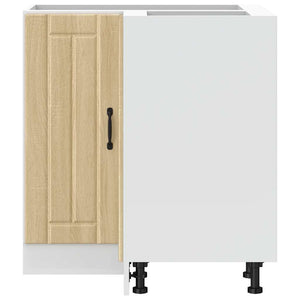 vidaXL Meuble bas d'angle de cuisine Lucca Chêne Sonoma Bois d'ingénierie