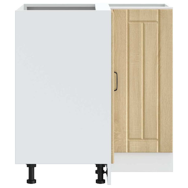 vidaXL Meuble bas d'angle de cuisine Lucca Chêne Sonoma Bois d'ingénierie
