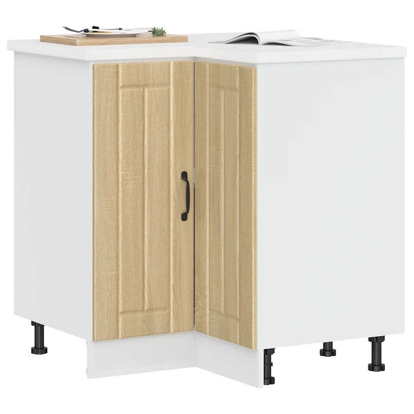 vidaXL Meuble bas d'angle de cuisine Lucca Chêne Sonoma Bois d'ingénierie