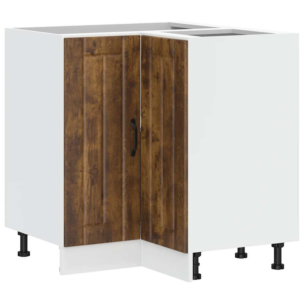 Küchen Eckunterschrank Räuchereiche