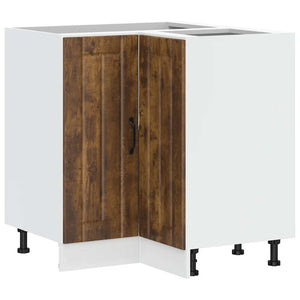 Küchen Eckunterschrank Räuchereiche