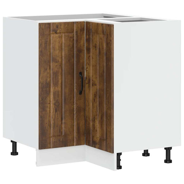 Küchen Eckunterschrank Räuchereiche