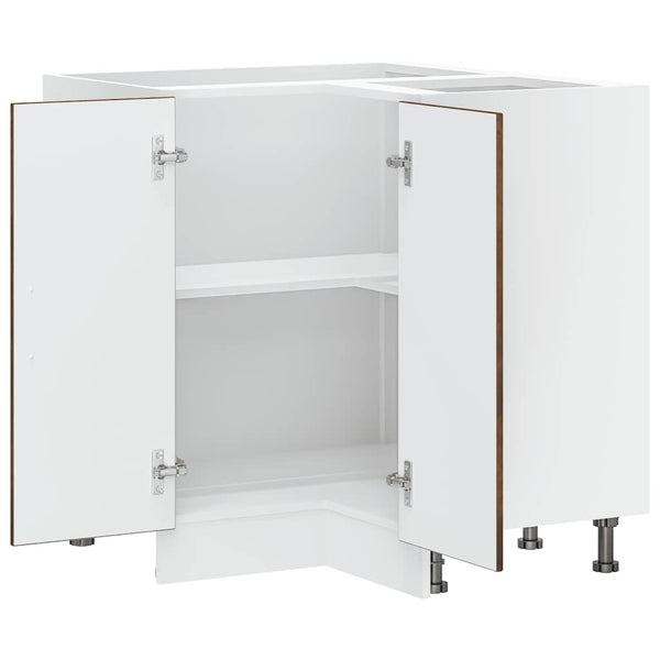 Küchen Eckunterschrank Räuchereiche