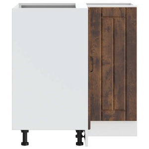 Küchen Eckunterschrank Räuchereiche