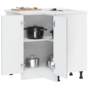 Küchen Eckunterschrank Grau Sonoma