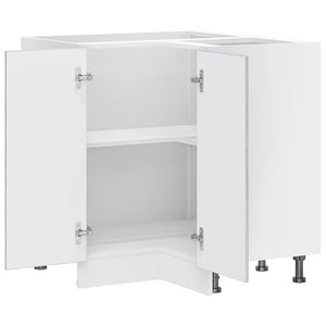 Küchen Eckunterschrank Grau Sonoma