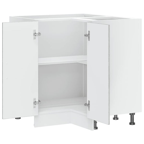 Küchen Eckunterschrank Grau Sonoma