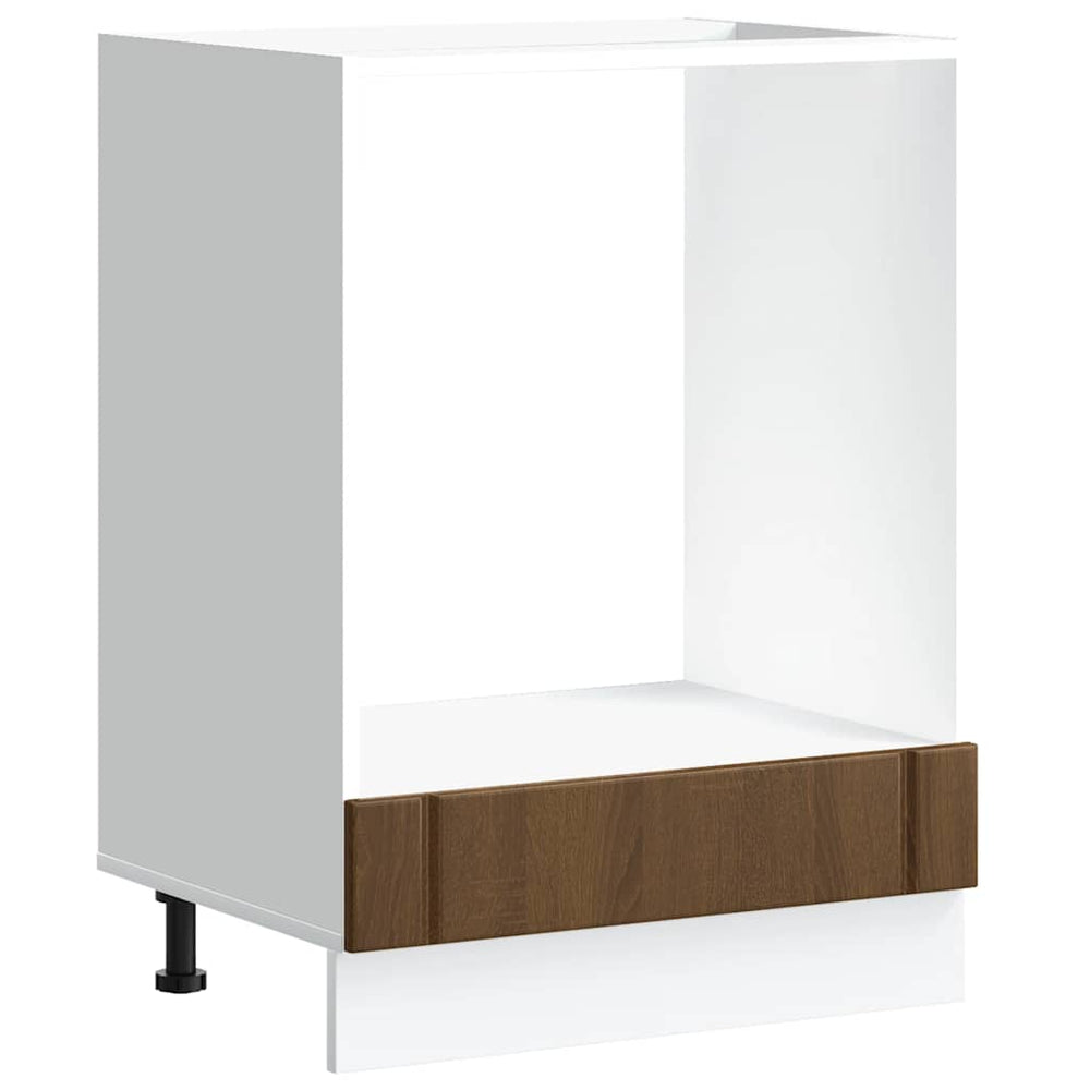 Herdumbauschrank Lucca Eichenoptik Braun