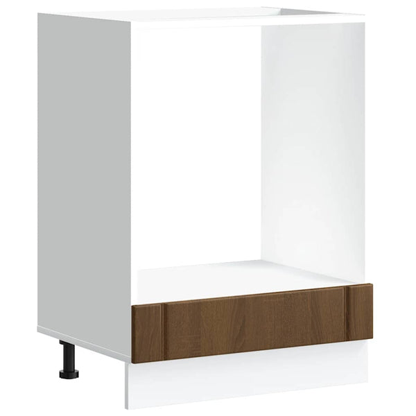Herdumbauschrank Lucca Eichenoptik Braun