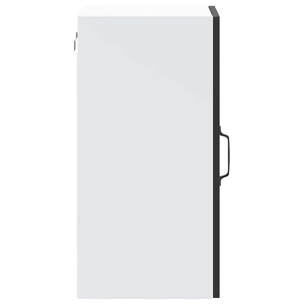 Küchen Hängeschrank Lucca mit Glastür Schwarz