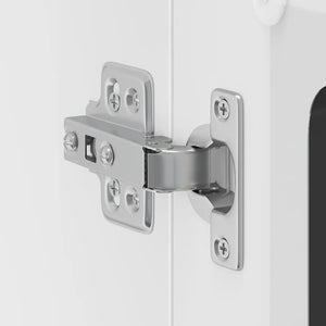 Küchen Hängeschrank Lucca mit Glastür Schwarz
