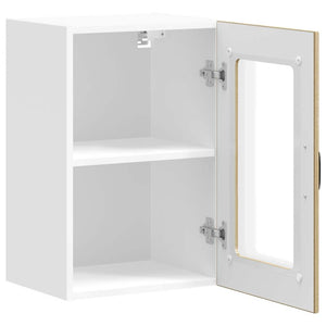 Küchen Hängeschrank Lucca Sonoma-Eiche Glastür
