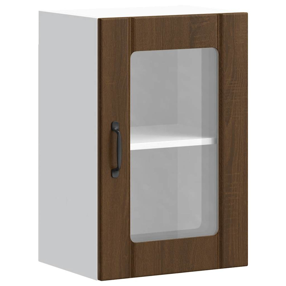 Küchen Hängeschrank Lucca Braun Eiche Optik