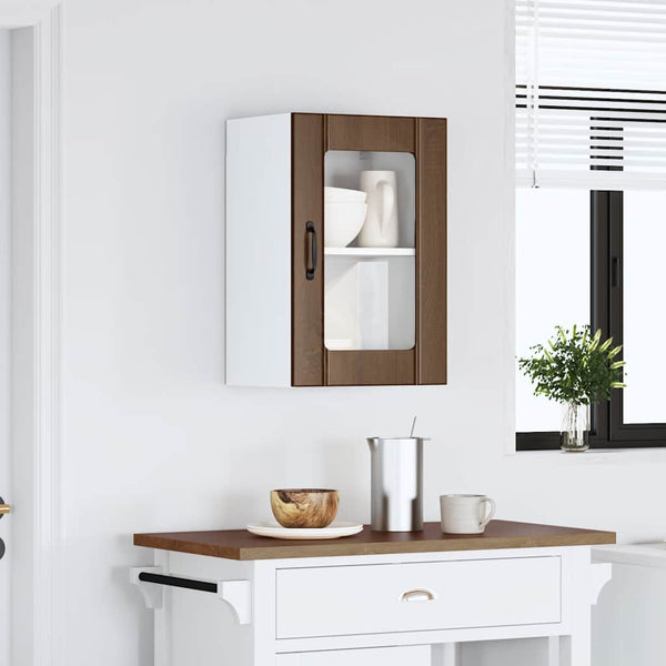 Küchen Hängeschrank Lucca Braun Eiche Optik